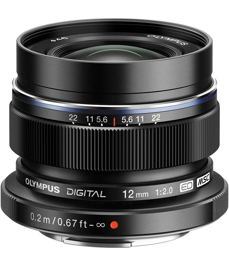 Olympus M.Zuiko Digital ED 12mm F2.0 Black